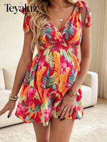 Maternity Bodysuits - Red - View 2