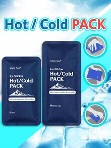 Aviator Asen Reusable Hot & Cold Compress Pack, Nylon Taffeta Material Cold Compress Patch, Gel Ice Pack, Microwaveable & Freezable, Multi-Purpose Physical Cooling Pad, Suitable For Sports Recovery, Soothing Massage Care Tool, Applicable To Neck, Knee, Head, Joint, Muscle, Home Essential - Multiple Styles - View 13