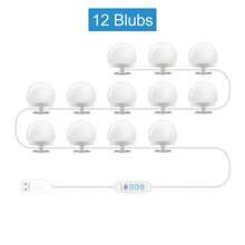 1pc Adjustable Brightness Makeup Light Strip, USB Powered Vanity Light, 3 Color Modes (White/Warm/Neutral), Shadowless Makeup Lighting, Suitable For Dressing Room, Vanity, Live Streaming, Suitable For Bar, Home And Entertainment Venues - 3 Light Color - View 10