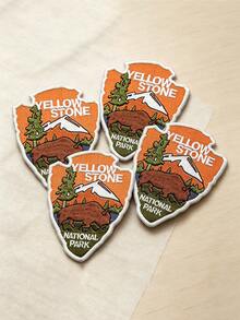 1pc/2pcs/3pcs/4pcs National Park Travel Patch Embroidered Iron On Patch - Multicolor - View 11