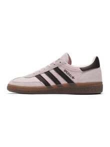 Adidas Women's HANDBALL SPEZIAL W Pink & Brown Colorblock Retro Sports Outdoor Lightweight Sneakers IH1499 - Light Pink/Aurora Brown - View 6