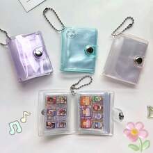 2 Inch Mini Photo Album, Cute Glitter Sticker Book, Semi-Transparent Sticker Storage Book, DIY Mini Ledger, Portable Sticker Book, Ledger Accessories, Suitable For Photo Album, 2 Inch Photo Card Storage, Sticker Storage, Scrapbooking - A - View 2