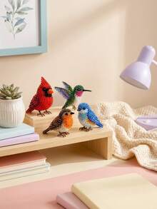 1件 3D串珠動物套裝，升級版串珠刺繡套件附英文說明書，高級手工串珠套裝，適合初學者與手工藝愛好者，DIY藝術與家居裝飾 - 多款 - 查看 3