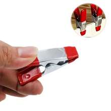 2 Inch Metal A-Shape Clamp Mini Multi-Function Tent Clip Rubber Coated Woodworking Fixing Clamp Spring Clip - Metal Clip - View 4