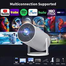 Compact Lightweight Mini Projector Designed For Android Users. Supports 4K High Definition And Local 720P Resolution, Making It An Ideal Choice For Home Theater Setup Due To Its Built-In Application System. - White - View 10