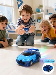 Children's Remote Control Watch Toy, Mini Kids Car Watch, Micro Remote Control Car, Mini Car, 3 Years Old Boy Toy, Boy Toy, Toy, Car, Party Favor Filler, Interactive Game Toy, Remote Control Car, Boy Toy, Car Toy, Kids Game, Kids Toy, Kids Gift - Multicolor - View 3