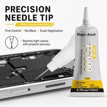 25ml/50ml/110ml T-7000 Transparent Multi-Purpose Glue, Waterproof Flexible Repair Adhesive With Precision Needle, Suitable For Phone Screen Frame, Back Cover, Electronic Products, Plastic, Glass, Ceramic, DIY Crafts - T7000 - View 4