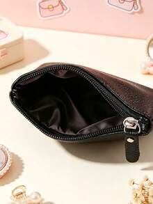 SANRIO 1pc Hello Kitty Mini Wallet, Cute PU Coin Purse, Fashion PU Leather Small Zipper Wallet & Card Holder, Suitable For Keys/ID Card, Easy To Clean Daily Carry Wallet - Multicolor - View 6
