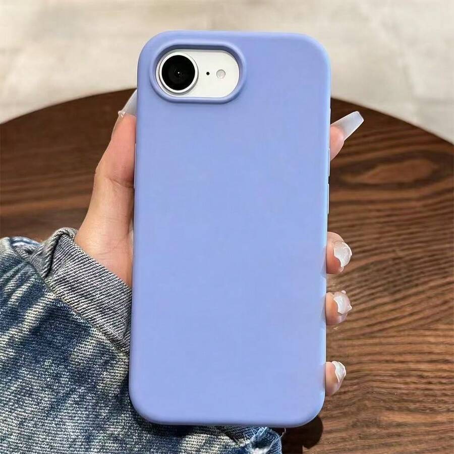 Shockproof Liquid Silicone Phone Case Compatible With Iphone 17E 17 Pro Max 16 15 14 13 12 Mini 11, Soft Anti-Scratch Microfiber Lining, Soft Shell For IPhone 8 Plus 7 6s - Purple - View 1