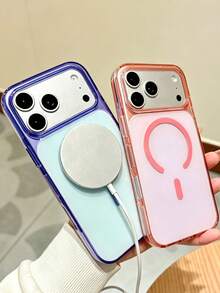 KOOLIFE 1set Luxury Ins Magnetic Wireless Charging, Thick Protection, Anti-Drop, Durable, Fashionable Phone Case, Compatible With IPhone 18 Pro Max, 17, 17Pro Max, 16, 15, 13pro........ - Green - View 5
