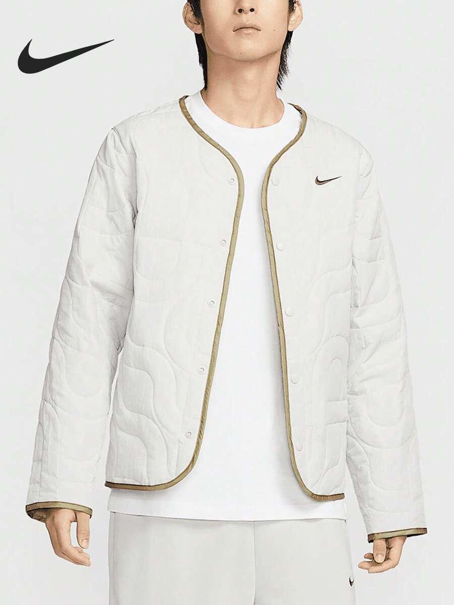 Nike Authentic Autumn/Winter New Men's Daoist Robe Style Warm Jacket Coat HV8204-072 - HV8204-072 - View 1