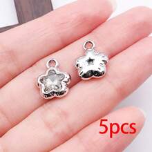 5/10pcs Five Pointed Star Rhinestone Charms Faceted Crystal Star Pendant Charms For DIY Bracelet Necklace Earring Jewelry Making Findings - Multicolor - View 10