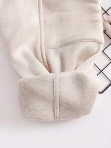 2pcs Celana Jogging Kasual Minimalis untuk Anak Laki-Laki, Berlapisan Termal, dengan Kantong dan Ujung Manset, Musim Gugur/Dingin - MultiWarna - View 8