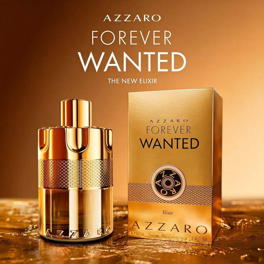Azzaro - Forever Wanted Elixir - Colonia para hombre - Con notas de frambuesa, cardamomo y acorde de cuero - Elixir Forever Wanted - Ver 1