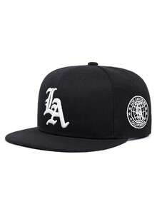 2026 New Fashion Baseball Cap LA Side Embroidery Hip Hop Hat Outdoor Sun Protection Hat Skateboard Hat Daily Commute Decorative Hat Unisex Flat Brim Cap - Side Earth - View 3