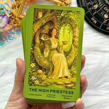 Mazo de Tarot Sunwoven Forest, 78 cartas, hermoso tema de naturaleza, colección de arte, apto para principiantes, con guía de papel en 4 idiomas (EN/RU/ES/FR), regalo de estilo de vida estético - Multicolor - Ver 5