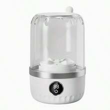 This Portable USB Washing Machine Is Compact And Convenient, Featuring A One-Touch Automatic Function. It Can Be Installed Without Tools And Is Perfect For Cleaning Underwear, Socks And Towels. It Saves Space And Is Rechargeable. Built-In With Two 1200mAh Batteries - Multicolor - View 11