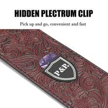 Musical Instrument Straps - Red Flower - View 9