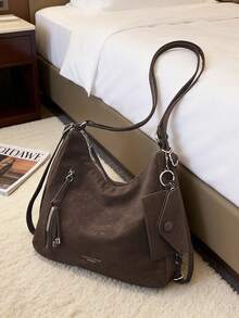 A Fashionable Women's Crossbody Bag With A Modern And Multifunctional Design, Suitable For Casual Wear, Classic Appearance For Daily Use, Released In 2026. - Coffee - View 5