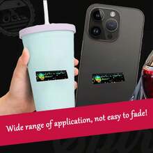 You Are No Longer Well Rested Sticker: Holographic Vinyl Decal. Vinyl Sticker (Applicable To Laptops, Water Bottles, Diaries, Cups, Planner Books, Etc.) - Star Film - View 3