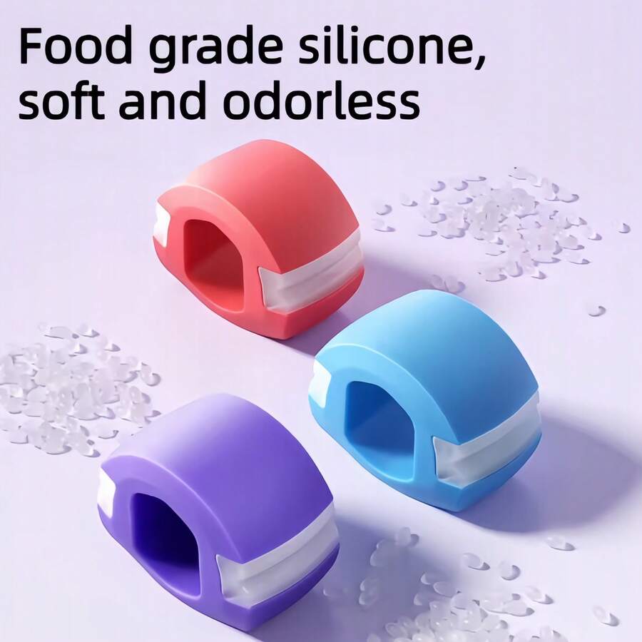 New Fitness Facial Massager For Men, Jawline Bounce Muscle Training Silicone Face Exerciser Ball, Holiday Gift - A - View 1
