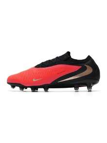 Nike Men's PHANTOM 6 LOW PRO AG-PRO Football Shoes, Artificial Grass Specific Match & Training Turf HQ2317-600 - Black/Gray - View 7