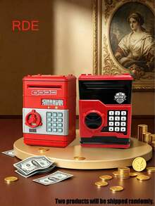Salvadanella elettronica ATM per monete e contanti, scatola portamonete mini ATM per risparmio, giocattolo regalo per bambini e bambine dai 3 ai 12 anni, 3 4 5 6 7 8 9 10 11 12 anni - Multicolore - Visualizzare 14