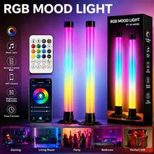 2 buah Lampu Meja Ambient LED IC RGB, Lampu Malam LED Pintar, Dekorasi Rumah, Berbagai Mode Suasana & 16 Juta Warna, 3 Mode Kontrol, Mode Sinkronisasi Musik Dinamis, Cocok Untuk Kamar Tidur, Ruang Bermain Game, Lampu Latar TV, Dekorasi Natal dan Halloween - Lampu Meja LED - View 3