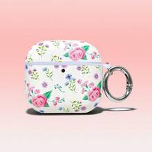 Ditsy Floral Leather Protective Case For AirPodsPro3 Hard PC Shell, With Metal Ring PU Cover Compatible With AirPodsPro2/4 Models - Multicolor - View 26