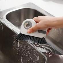 1 PC 2-In-1 Window Track Cleaning Tool, Detachable Handheld Gap Brush, Multi-Functional Window Track / Blinds / Corner Cleaning Brush, Household Kitchen Cleaning Tool. - Multicolor - View 6