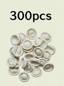 300/200/100pcs Disposable Latex Finger Cots, White Nail Protection Finger Sleeves, Suitable For Home, Professional Nail Salon Use; Non-Slip, Essential Nail Tool Accessory For Applying Nail Polish And Gel, Also Suitable As Gift, Essential For Tattooing And Nail Art, Prepare For Halloween - Multicolor - View 11