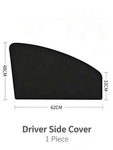 New Magnetic Car Sunshade, Blackout Curtain, Mesh Screen, Panel-Style Side Window Shade, Magnetic Adsorption, Foldable, Universal For Sedan, SUV, Business Car - Sunshade Fabric - View 13