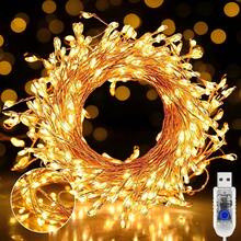 Waterproof Decorative Firecracker Lights, USB Powered, 8 Adjustable Flashing Modes, Suitable For Wedding, Garden And Holiday Scene Decoration - Bronze - View 5