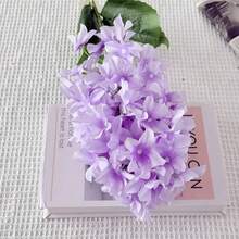1件高品質錐形繡球花人造花，錐形繡球花仿真花，婚禮裝飾花，客廳餐桌花藝擺飾，仿生花藝 - 彩色 - 查看 12