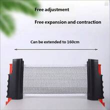 Portable Retractable Table Tennis Net Rack, Adjustable Universal Ping Pong Net Holder Replacement For Indoor Outdoor Table Tennis Training Game Accessories, Multiple Colors Optional - Multicolor - View 12