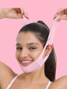1 Women's Face Mask, Face-Lifting, V-Shape Face-Lifting Band, Sleep Chin Strap, Comfortable Face Strap-Suitable For Home Use And Back-To-School Season - Multicolor - View 8
