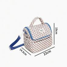 1pc Floral Quilted Children's Handbag, Cute Storage Bag For Girls, Crossbody Bag For Travel And Daily Essentials, Portable Storage Bag, Outdoor Travel Snack Bag - Multicolor - View 9