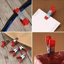 2 Inch Metal A-Shape Clamp Mini Multi-Function Tent Clip Rubber Coated Woodworking Fixing Clamp Spring Clip - Metal Clip - View 5