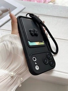 1件裝卡夾手機殼 DIY 愛心 2026年最新熱銷貓咪手機殼 [國際版非本地 Android 手機殼] 適用 Galaxy S26、S25、S24、S24Plus/S24+、S24Ultra、S24FE、S20、S21、S22、S23 矽膠手機殼 - 黑色 - 查看 3