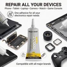 25ml/50ml/110ml T-7000 Transparent Multi-Purpose Glue, Waterproof Flexible Repair Adhesive With Precision Needle, Suitable For Phone Screen Frame, Back Cover, Electronic Products, Plastic, Glass, Ceramic, DIY Crafts - T7000 - View 6