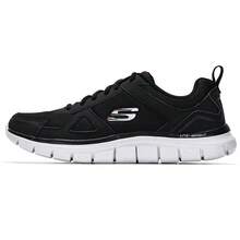 Skechers Sepatu Olahraga Kasual Pria Bertali, Ringan, Bernapas, dan Empuk - Hitam dan Putih - View 7