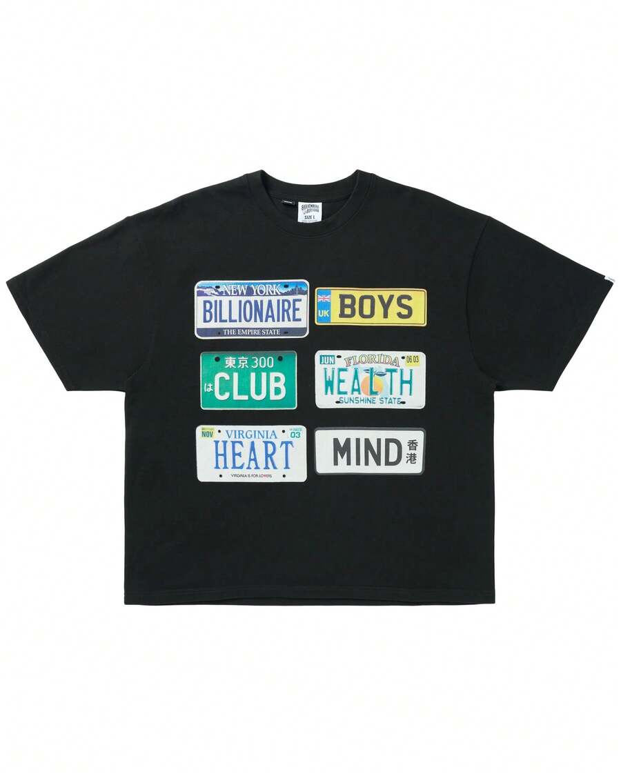 Top Streetwear Plates SS Knit Nero Unisex - 黑色 - 查看 1