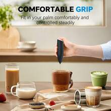 1pc Mini Electric Handheld Milk Frother, Suitable For Coffee, Matcha, Protein Powder - View 4