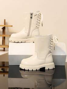 Children's Boots, New Style Single Lining Anti-Slip Casual High Boots - Beige - View 6