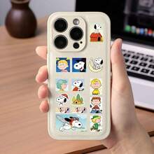 SNOOPY 1 Set/8 Pcs Cute Dog Doodle Paper Cut Stickers, Popular Decorative Packaging Material, Waterproof Stickers, Halloween Gift, Best Stationery Gift Choice - Multicolor - View 6