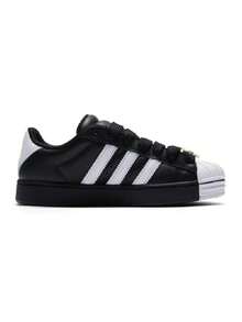 Adidas Women's SUPERSTAR ST W 26 Summer New Thick Sole Loafers Casual Shoes JR7444 - Black/White - View 7