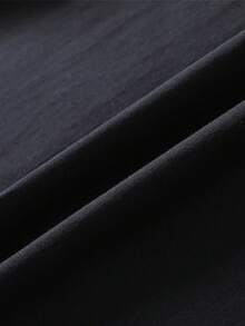 Herren T-Shirt mit weißem Hirsch-Muster - atmungsaktive Mischung mit mikro-elastischem Strickstoff, lässiges Sommer T-Shirt mit Rundhalsausschnitt - Schwarz - Übersicht 5