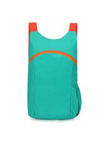 1pc Lightweight Foldable Portable Backpack Outdoor Sports Bag Lightweight Casual Multifunctional Hiking Backpack - Multicolor - View 6