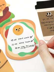 30Pcs Kawaii Food Memo Pads With – Great For Journaling, Planning, And Note-Taking, Ideal For Students & Workers – Back-To-School Must-Have - A - View 6
