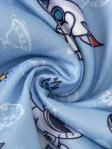 4pcs/Pack Celana Dalam Boxer Anak Laki-Laki Nyaman dan Lembut dengan Motif Kartun - MultiWarna - View 9
